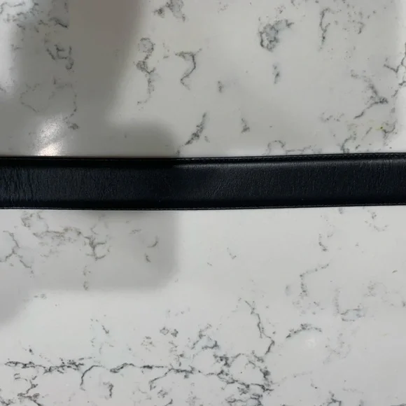 Coach black leather Belt. Size 32”